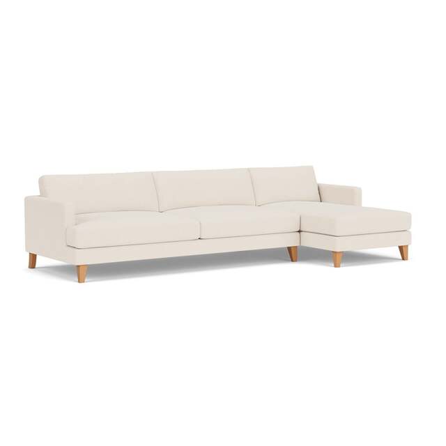 Chaise Extra Large Right Hand - Cream - House Weave - Jackson - The Cotswold Company - image 1