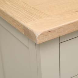 3 Drawer Bedside Table - Chester Limestone - The Cotswold Company - thumbnail 6