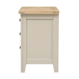 3 Drawer Bedside Table - Chester Limestone - The Cotswold Company - thumbnail 5