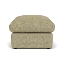 Foot Stool - Apple - Herringbone Weave - Clarke Small - The Cotswold Company - thumbnail 3