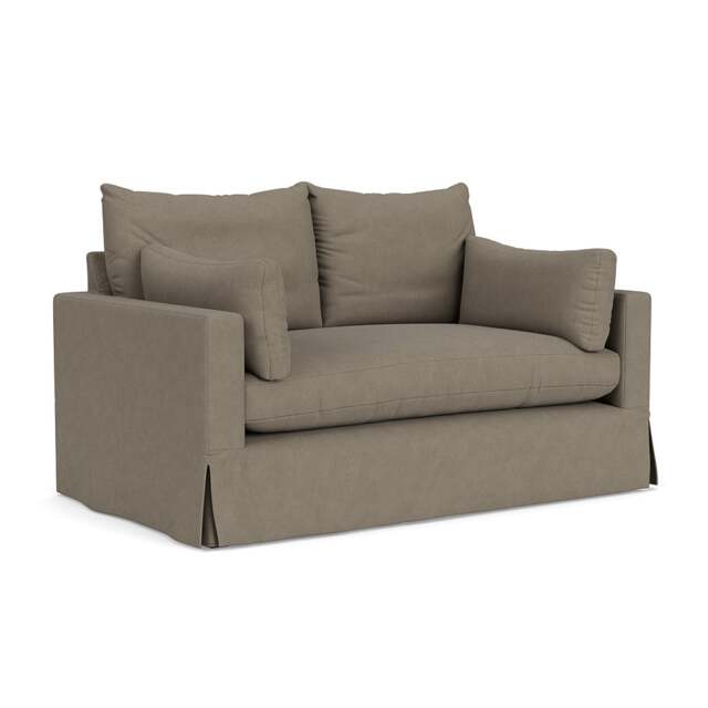 2 Seater Sofa - Mid Grey - House Linen Mix - Ashton - The Cotswold Company - image 1