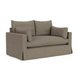 2 Seater Sofa - Mid Grey - House Linen Mix - Ashton - The Cotswold Company