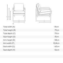 Armchair - Tan - Premium Leather - Express Delivery Sofas - Oliver  - The Cotswold Company - thumbnail 6