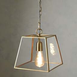 Loxley Small Ceiling Pendant Antique Brass - Home Accessories - The Cotswold Company