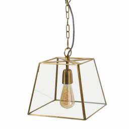 Loxley Small Ceiling Pendant Antique Brass - Home Accessories - The Cotswold Company - thumbnail 3