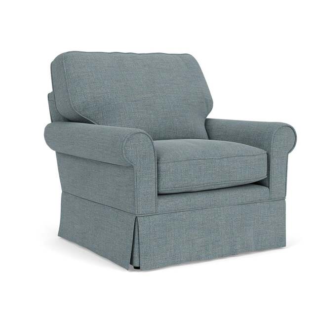 Armchair - Teal marl - Rustic Weave - Dawson - The Cotswold Company - image 1