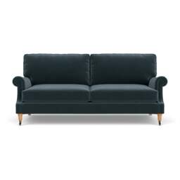 4 Seater Sofa - Night Sky - Matt Velvet - Taylor High Back - The Cotswold Company - thumbnail 2