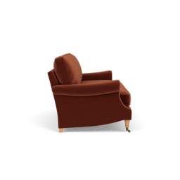 4 Seater Sofa - Brick - Matt Velvet - Taylor High Back - The Cotswold Company - thumbnail 3