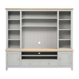 TV and Media Storage Unit - Chester Dove Grey - The Cotswold Company - thumbnail 4