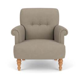 Armchair - Dove grey - House Linen Mix - Harriet - The Cotswold Company - thumbnail 2