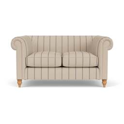2 Seater Sofa - Charcoal - Compton Stripe - Rayner - The Cotswold Company - thumbnail 2