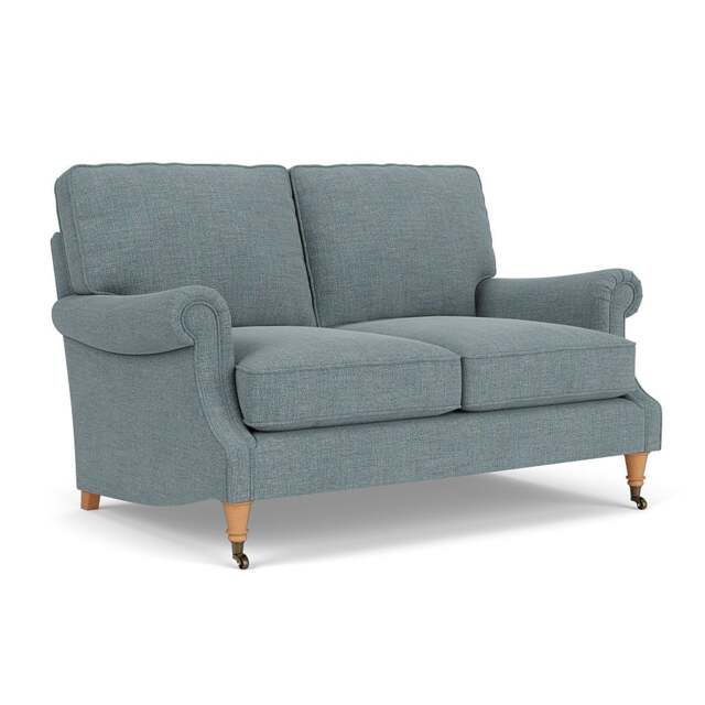 Large 2 Seater Sofa - Teal marl - Rustic weave - Taylor High Back - The Cotswold Company - image 1