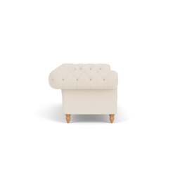 3 Seater Sofa - Cream - House Weave - Harris Chesterfield - The Cotswold Company - thumbnail 3