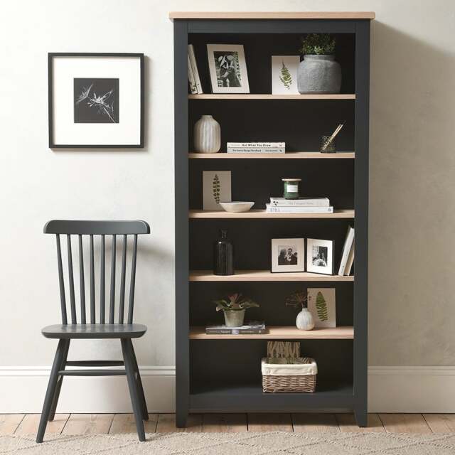 Large Bookcase - Chester Charcoal - The Cotswold Company - image 1