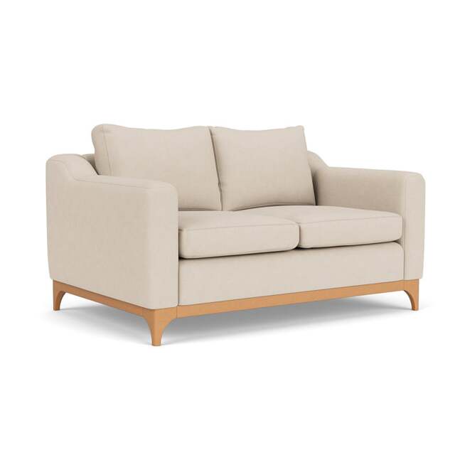 2 Seater Sofa - Lily White - House Linen Mix - Watson - The Cotswold Company - image 1