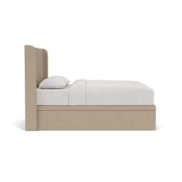 Parker Super King Ottoman Storage Bed - Natural - House Linen Mix - The Cotswold Company - thumbnail 3