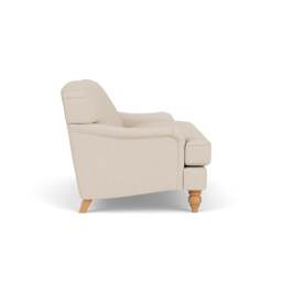 Large 2 Seater Sofa - Lily White - House Linen Mix - Ashbee - The Cotswold Company - thumbnail 3