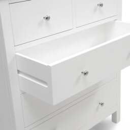 Simply Cotswold Pure White 5 Drawer Chest - The Cotswold Company - thumbnail 6