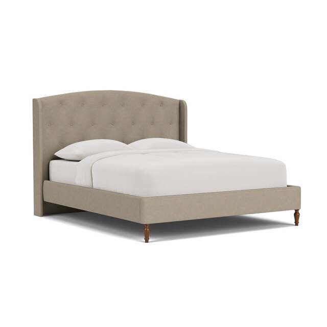 Gilmore Super King Classic Bedstead - Dove Grey - House Linen Mix - The Cotswold Company - image 1