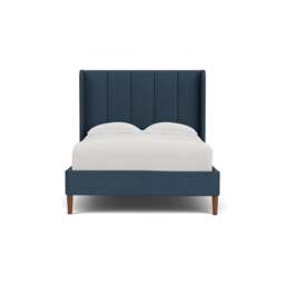 Double Classic Bedstead - Indigo - House Linen Mix - Parker - The Cotswold Company - thumbnail 2