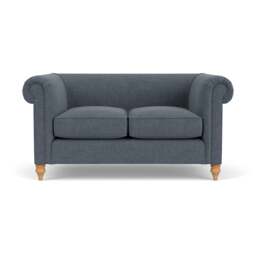 2 Seater Sofa - Indigo - Rustic Weave - Rayner - The Cotswold Company - thumbnail 2