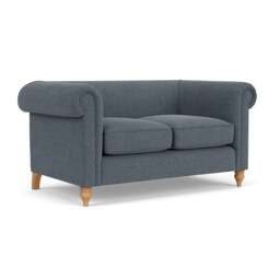 2 Seater Sofa - Indigo - Rustic Weave - Rayner - The Cotswold Company - thumbnail 1