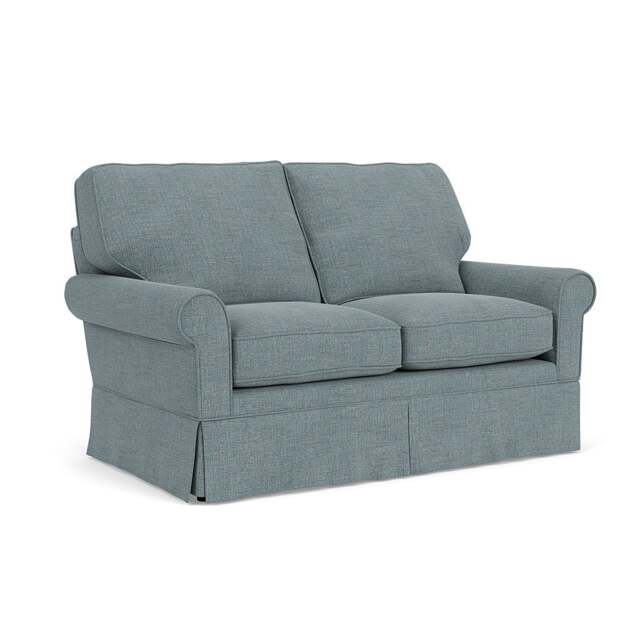 2 Seater Sofa - Teal marl - Rustic weave - Dawson - The Cotswold Company - image 1