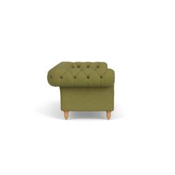 3 Seater Sofa - Apple - House Linen Mix - Harris Chesterfield - The Cotswold Company - thumbnail 3