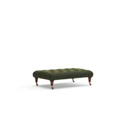 Foot Stool - Forest Green - Matt Velvet - Amelia Small - The Cotswold Company - thumbnail 6
