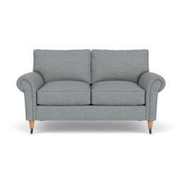2 Seater Sofa - Navy - Herringbone Weave - Osbourne - The Cotswold Company - thumbnail 2