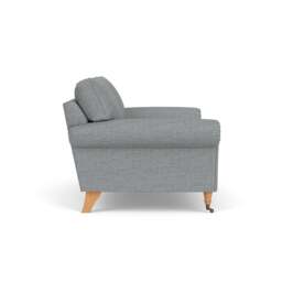 2 Seater Sofa - Navy - Herringbone Weave - Osbourne - The Cotswold Company - thumbnail 3