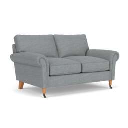 2 Seater Sofa - Navy - Herringbone Weave - Osbourne - The Cotswold Company - thumbnail 1