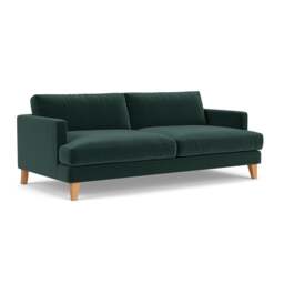 4 Seater Sofa - Lake - Matt Velvet - Jackson - The Cotswold Company