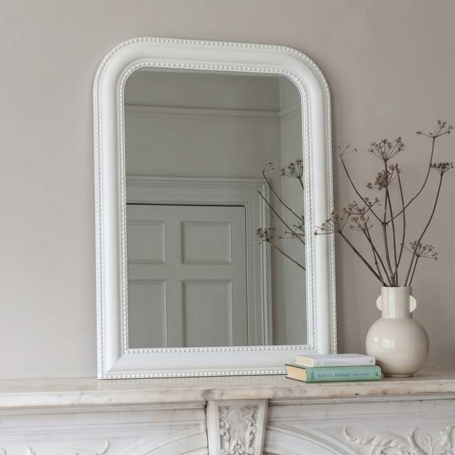 Warm White Rectangular Mirror 84x56cm - Home Accessories - The Cotswold Company - image 1