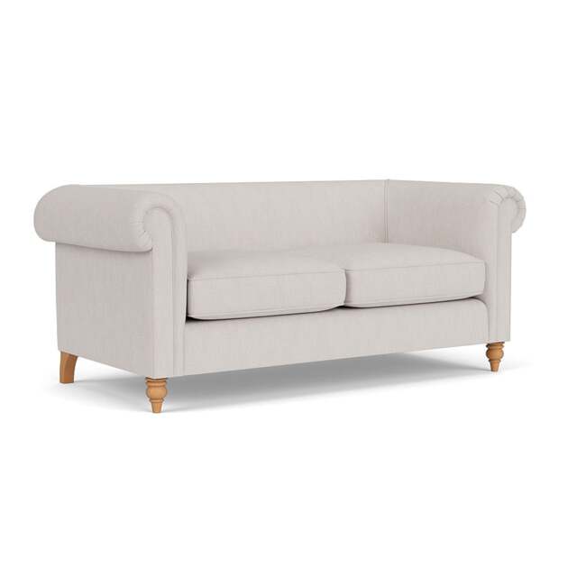 3 Seater Sofa - Soft White - Luxury Italian Linen - Rayner - The Cotswold Company - image 1