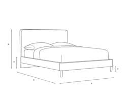 Ellis Super King Classic Bedstead - Dusky Rose - Eco Chenille - The Cotswold Company - thumbnail 5