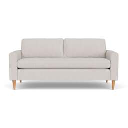 3 Seater Sofa - Soft White - Luxury Italian Linen - Saxon - The Cotswold Company - thumbnail 2