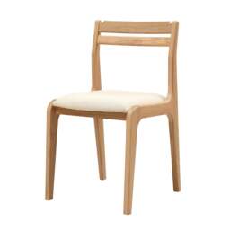 Winson Light Oak Upholstered Dining Chair - Set of 4 - The Cotswold Company - thumbnail 2