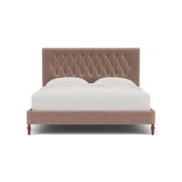 Calvert Super King Classic Bedstead - Dusky Rose - Eco Chenille - The Cotswold Company - thumbnail 2