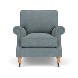 Armchair - Teal marl - Rustic weave - Taylor High Back - The Cotswold Company - thumbnail 2