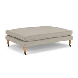 Foot Stool - Natural - Eco Chenille - Taylor - The Cotswold Company