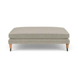 Foot Stool - Natural - Eco Chenille - Taylor - The Cotswold Company - thumbnail 2