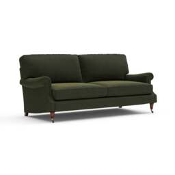 4 Seater Sofa - Forest Green - Matt Velvet - Taylor High Back - The Cotswold Company - thumbnail 5