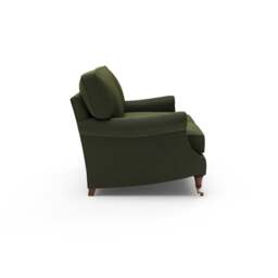 4 Seater Sofa - Forest Green - Matt Velvet - Taylor High Back - The Cotswold Company - thumbnail 7