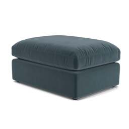 Foot Stool - Night Sky - Matt Velvet - Clarke Large - The Cotswold Company