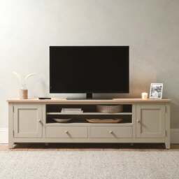 Xxl Tv Stand up to 90 - Chester Limestone - The Cotswold Company