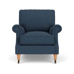 Armchair - Indigo - House linen mix - Taylor High Back - The Cotswold Company - thumbnail 2