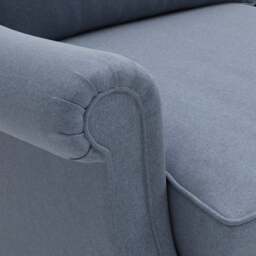 Armchair - Indigo - House linen mix - Taylor High Back - The Cotswold Company - thumbnail 4