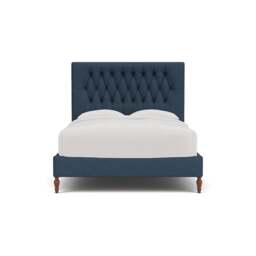 Calvert Double Classic Bedstead - Indigo - House Linen Mix - The Cotswold Company - thumbnail 2