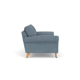 3 Seater Sofa - Mid Blue - Aquaclean Oxford - Osbourne - The Cotswold Company - thumbnail 3